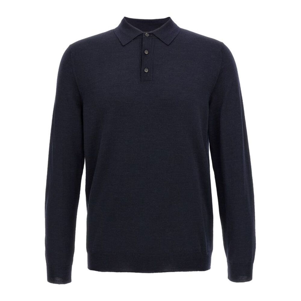 Zanone Men's Virgin Wool Polo Shirt